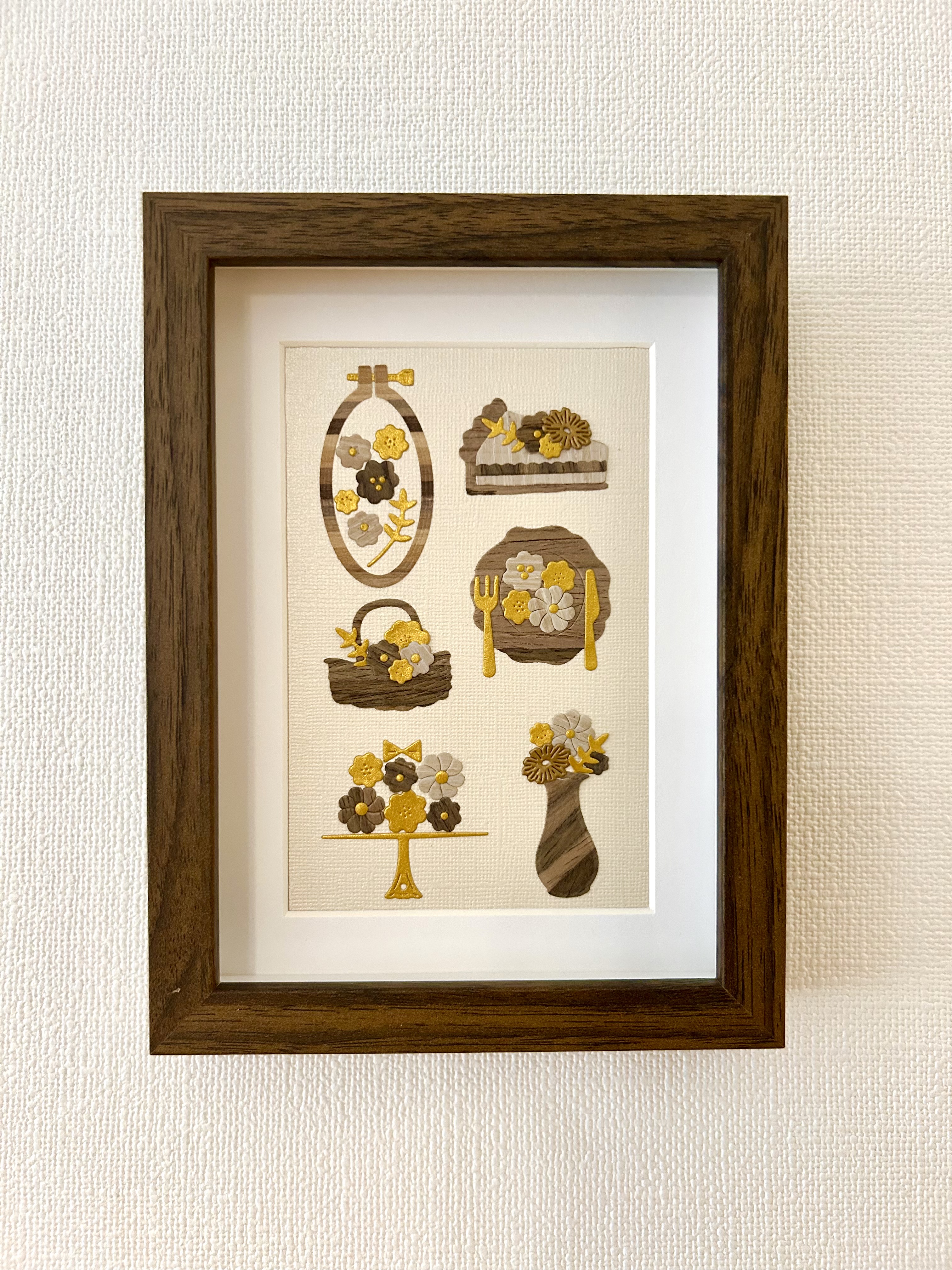 天然木小花のフレーム